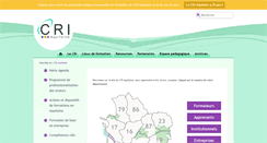 Desktop Screenshot of cri-aquitaine.org